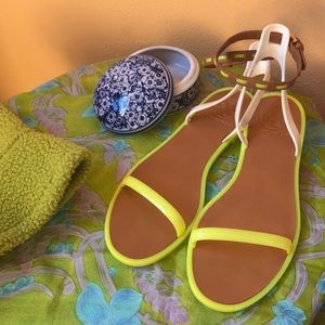 Tory Burch Ankle Strap Jelly Sandal